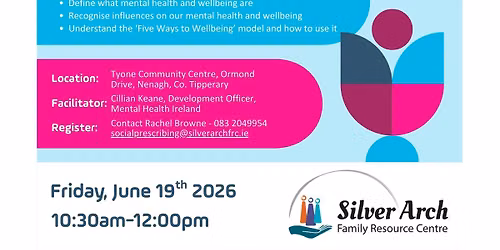 Men\u2019s Health Week: Building Wellbeing Workshop