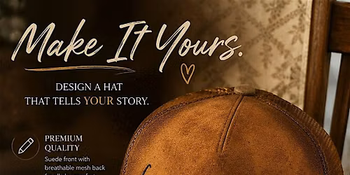 Design Your Own Suede Ball Cap or Western Hat | Hat Lady Biz | Madison, WI