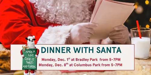 Dinner with Santa at Bradley Park Drive