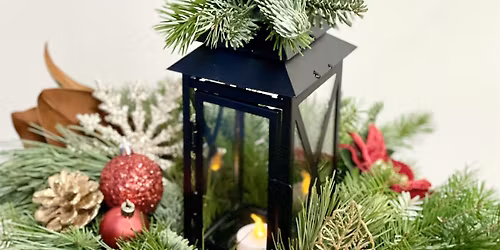 DIY Holiday Lantern centrepiece
