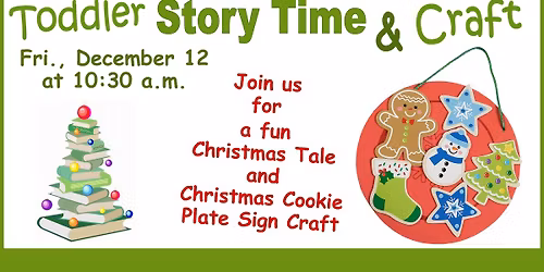 Toddler Craft & Story Time @ the Library