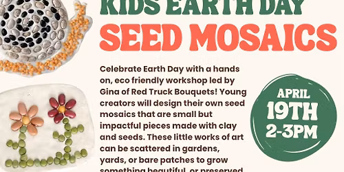 Earth Day Seed Mosaics | Sponsored Kids Event