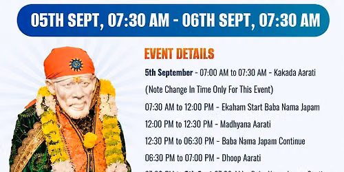 EKAHAM 24 Hour Baba Nama Smarana