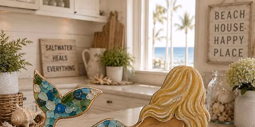 2ft Sea Glass Mermaid Workshop