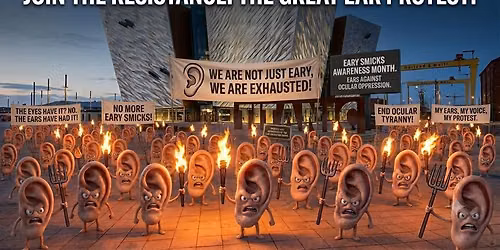 Ear protest @ titanic quarter