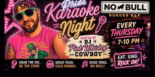 Park Circle Pride: Karoke w\/ DJ Pink Whiskey Cowboy