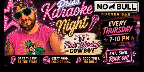 Park Circle Pride: Karoke w\/ DJ Pink Whiskey Cowboy