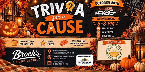 FREE Party Trivia Night to Support The Fredericksburg Regional Food Bank