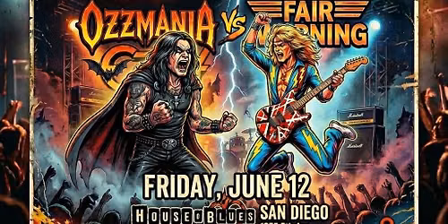 Message us free tickets Ozzy vs Van Halen - House of Blues San Diego