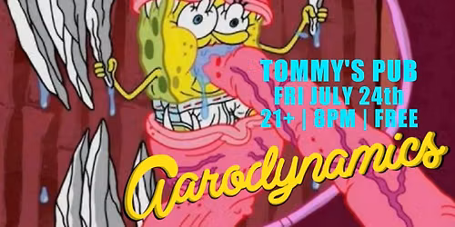 7\/24 - Aarodynamics, MOODFAUNA, Pocket Change - Tommy's Pub