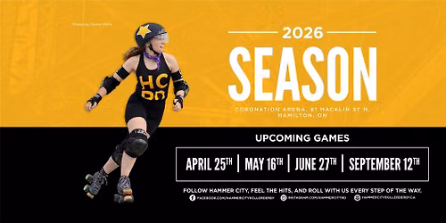 Season Closer \u2013 Hammer City Roller Derby \u2013 Double Header