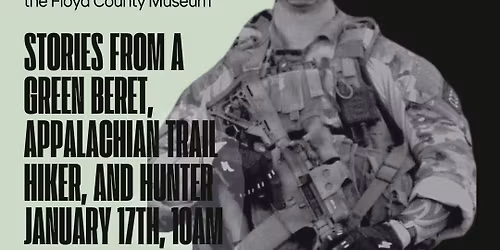 Chautauqua Talk: Stories from a Green Beret, Appalachian Trail Hiker, & Hunter w\/ Jeremy Baughn