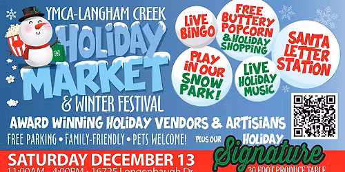 \u2603\ufe0fTUCKERTON VILLAGE- HOLIDAY MARKET-WINTER FESTIVAL- FARMERS MARKET