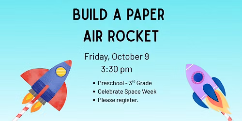 Build a Paper Air Rocket!