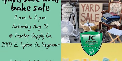 Yard sale and bake sale