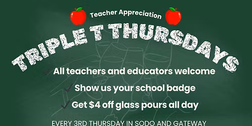 Teacher Appreciation: Triple T Thursdays