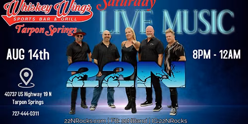 22N at Whiskey Wings Tarpon Springs