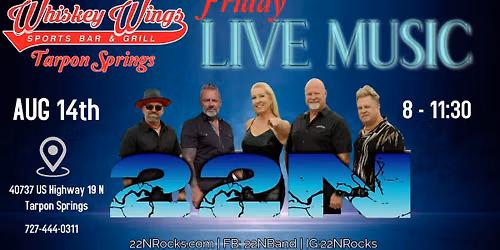 22N at Whiskey Wings Tarpon Springs