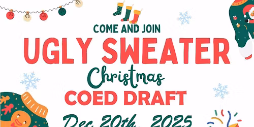 UGLY CHRISTMAS SWEATER COED DRAFT