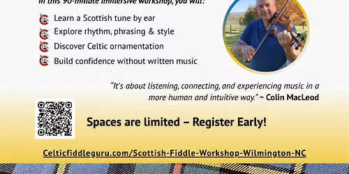 Play-by-Ear Scottish Fiddle Immersion Workshop