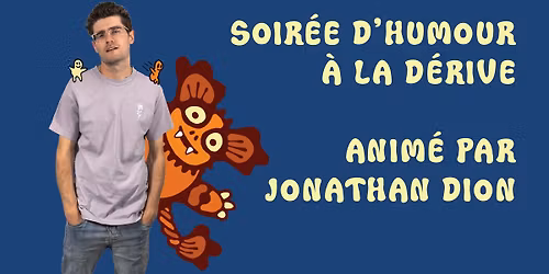 SOIR\u00c9E D\u2019HUMOUR AU PUB \u00c0 LA D\u00c9RIVE