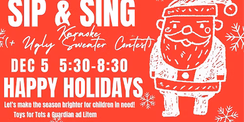 Sip & Sing Karaoke: Holiday Edition