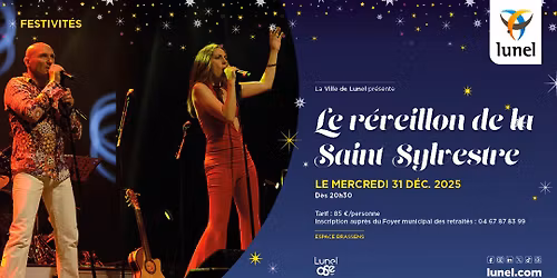 R\u00e9veillon de la Saint-Sylvestre \u2022 Festivit\u00e9s \u2022 Lunel