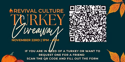 Thanksgiving Turkey Giveaway