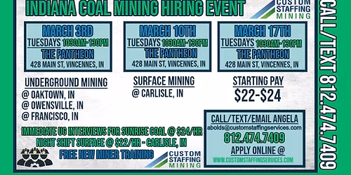 Indiana Coal Mining Job Fair
