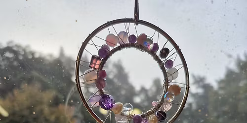 Crystal and Wire Sun Catchers