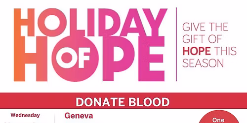 Blood Drive at Geneva Commons