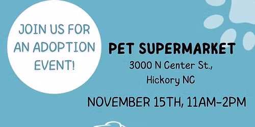Meet Adoptable Shelter Animals - Pet Supermarket Adoption Event