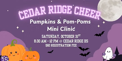 2026 Cedar Ridge Cheer Mini Clinic