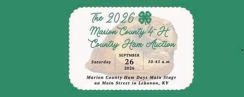2026 Marion County 4-H Country Ham Auction