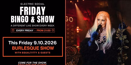 Burlesque Bingo by Equaltitty & Guests @ElectricSocial