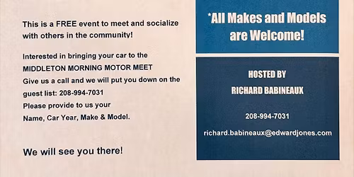 Middleton Morning Motor Meet