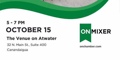 ONChamber October 2026 Mixer hosted by The Venue on Atwater