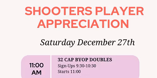 Shooters Player Appreciation Day