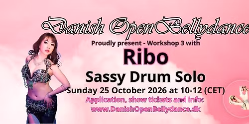 Workshop 3: Sassy Drum Solo, Choreography - With Ribo, Japan\/France