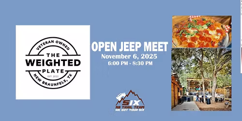 November Open Jeep Meet- The Weighted Plate