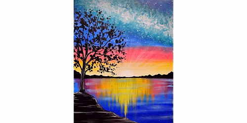 Cosmic Nightfall - Paint and Sip in Fishkill | Classpop!\u2122