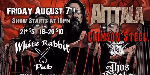 Aittala x Crimson Steel x Evil I at White Rabbit Pub