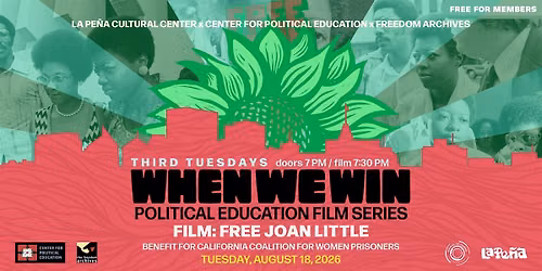 When We Win: FREE JOAN LITTLE - Bay Area Premiere with Film's Director