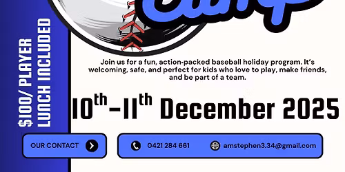 Junior Baseball Camp