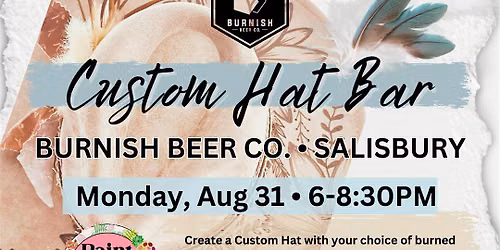 Custom Hat Bar Workshop