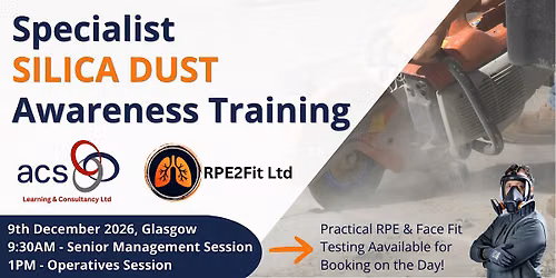Specialist  Silica Dust Awareness Training