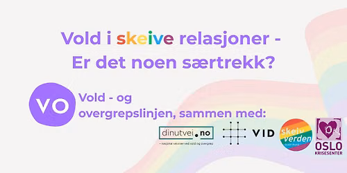 Vold i skeive relasjoner - Er det noen s\u00e6rtrekk? 