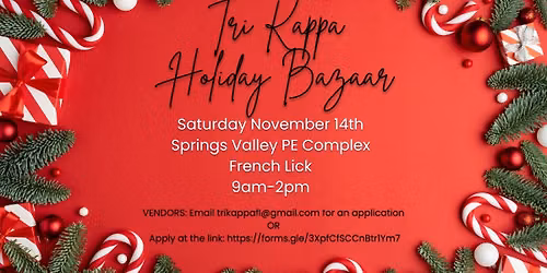 Tri Kappa Holiday Bazaar