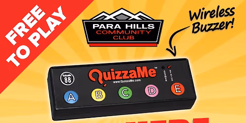 Free Trivia Quizzame Night at Para Hills Community Club - Every Thursday