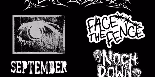 BAD FUTURE, FACE THE FENCE, NOCH DOWN, EXOPLASM